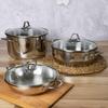 Modernist 6 Pieces Steel Cookware Set