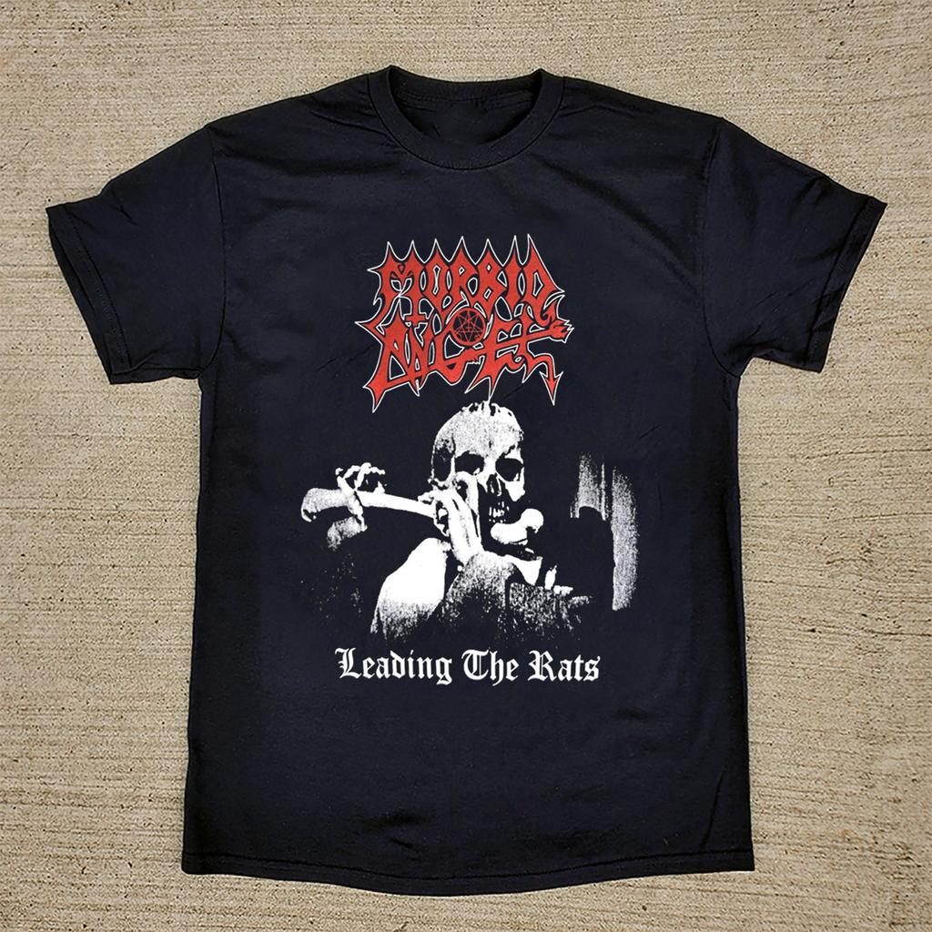 Коллекция Morbid Angel Ведущие крыс Классическая черная футболка