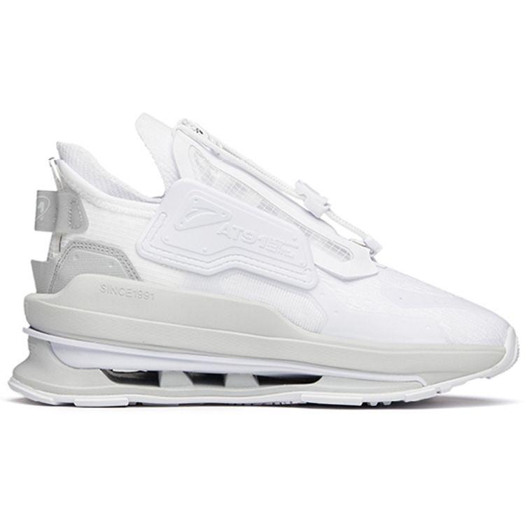 Anta At91 Ткань Синтетическая кожа Амортизирующие Нескользящие Низкие Кроссовки Для Бега Женские Кроссовки Anta-White 122148851-1