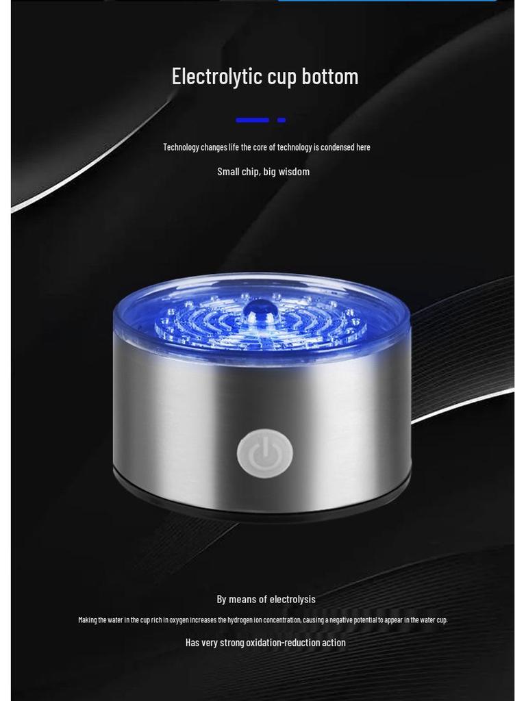 Hydrogen-Rich Water Generator with Patent Design - Electrolysis Cup