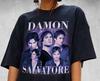 Футболка Damon Salvatore Дневники Вампира Рэп футболка Футболка Ian Somerhalder