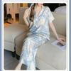 Женские пижамы из трех предметов для пожилых людей Пижамы Sense для мужчин и женщин Летние комплекты домашней одежды с короткими рукавами для пар Комплект студенческой пижамы