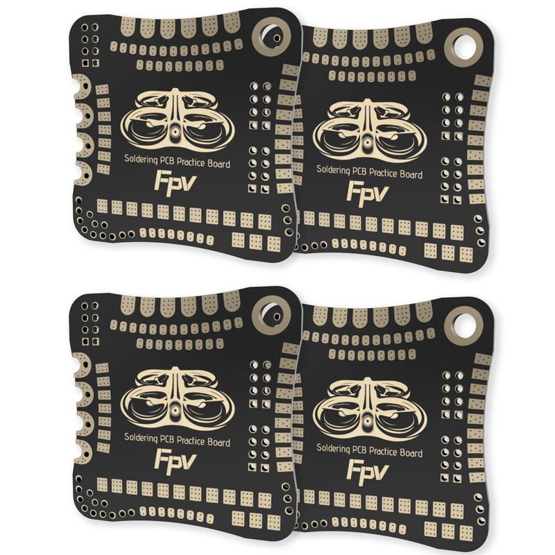 4PCS Welding Exercise Plate Fpv Soldering Pcb Practice Board Rc Fpv Flight Controller Fc Esc Vtx Drone Quadcopter