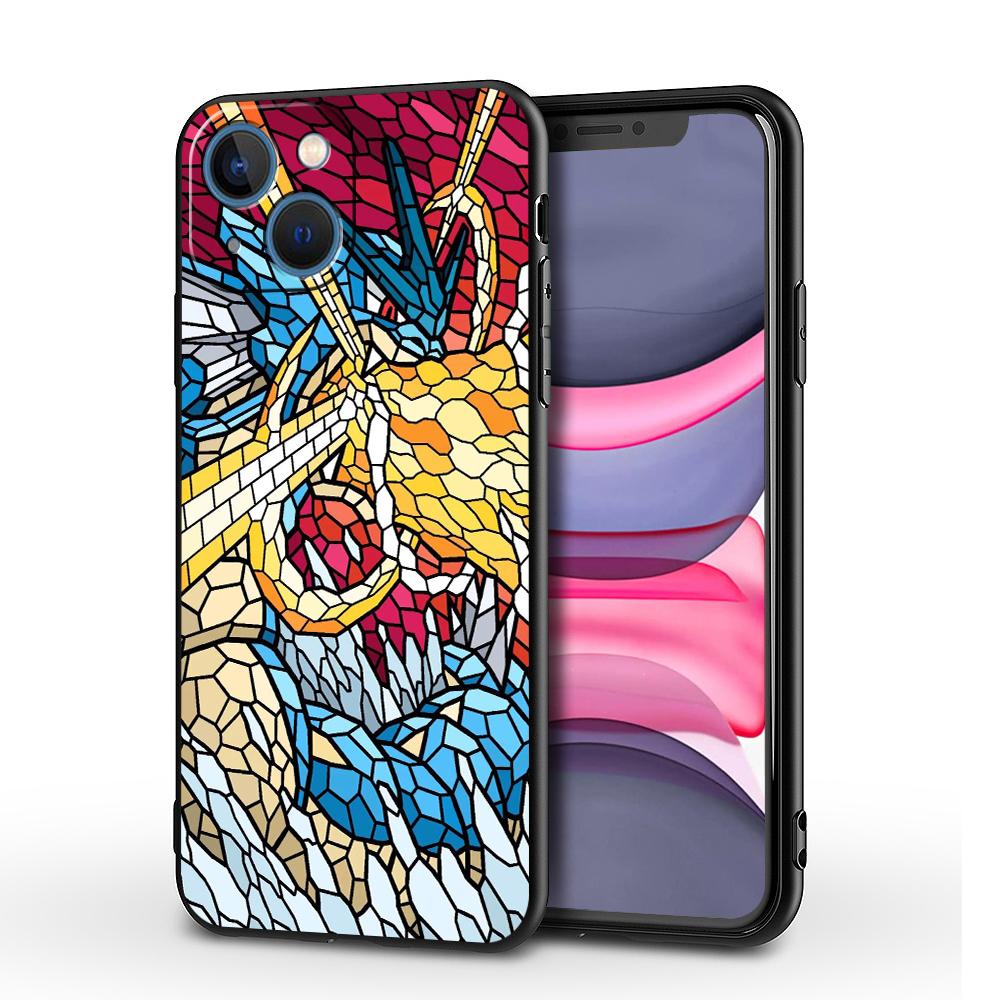 Цветной чехол с изображением Покемона Пикачу для iPhone XR XS X 12 Mini 13 Pro Max SE 14 Plus 7 8 6s 11 14Pro 13Mini 14, матовый мягкий чехол из ТПУ