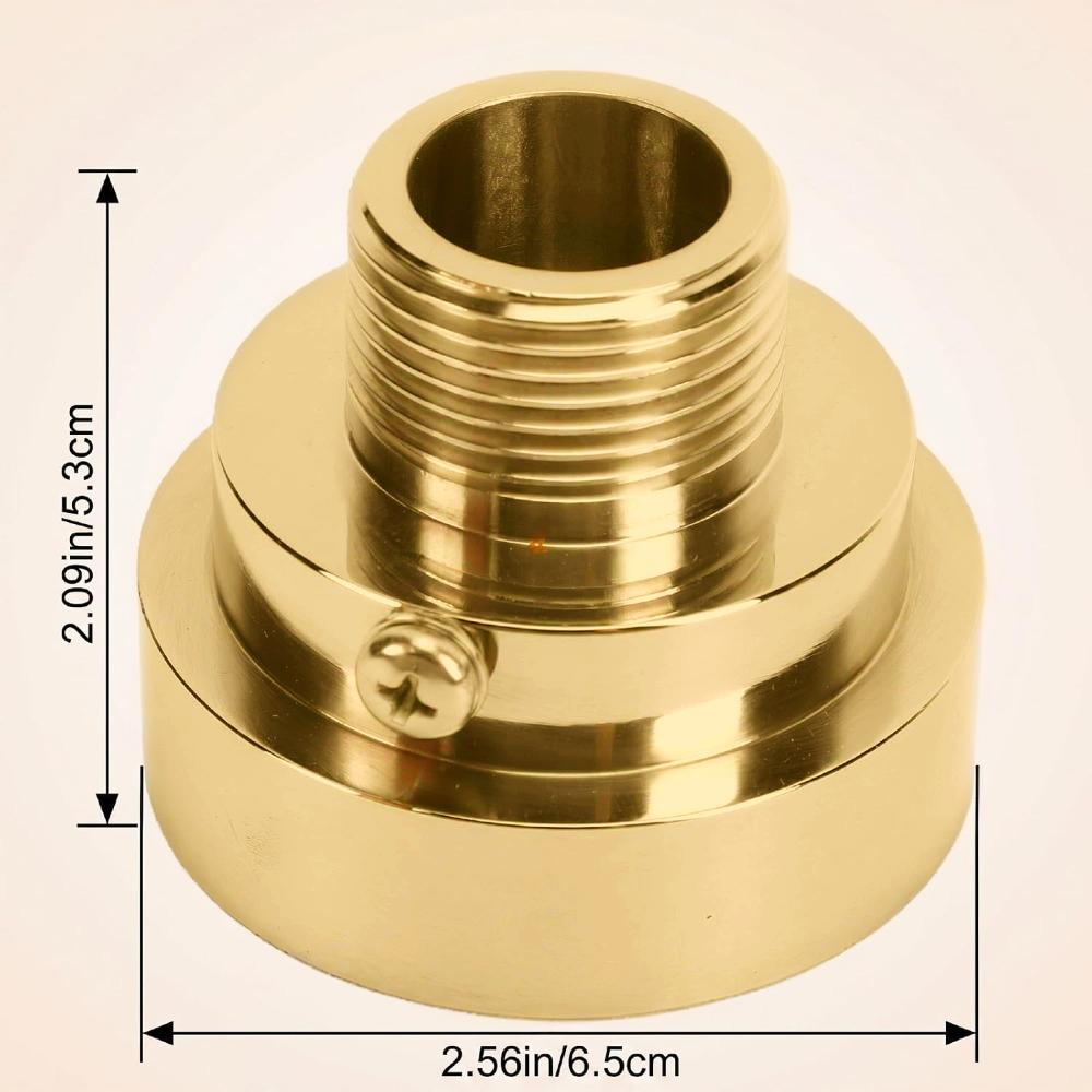 Brass Material Pool Jet Nozzles G1 Inch Thread Directional Flow Eyeball Inlet Jet