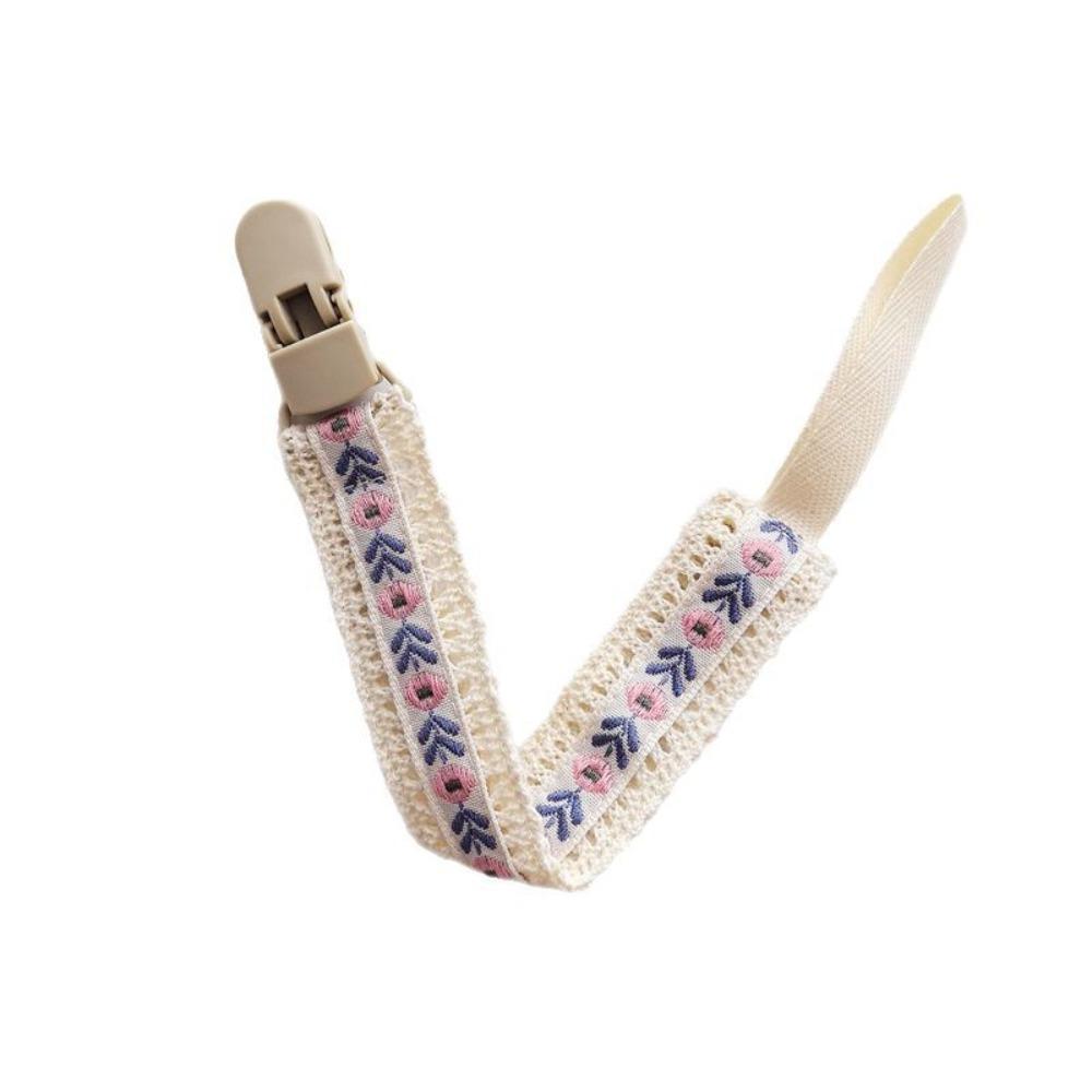 Wooden Clip Soother Holder Ethnic Style Nipple Holder Clips Cute Baby Cloth Pacifier Chain  Baby