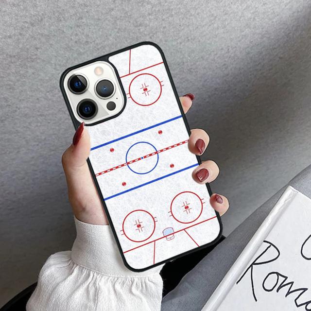 Чехол для телефона с изображением катка для хоккея на льду Для iPhone 17 Air 16 15 14 plus 11 12 13 pro max coque Оболочка Fundas