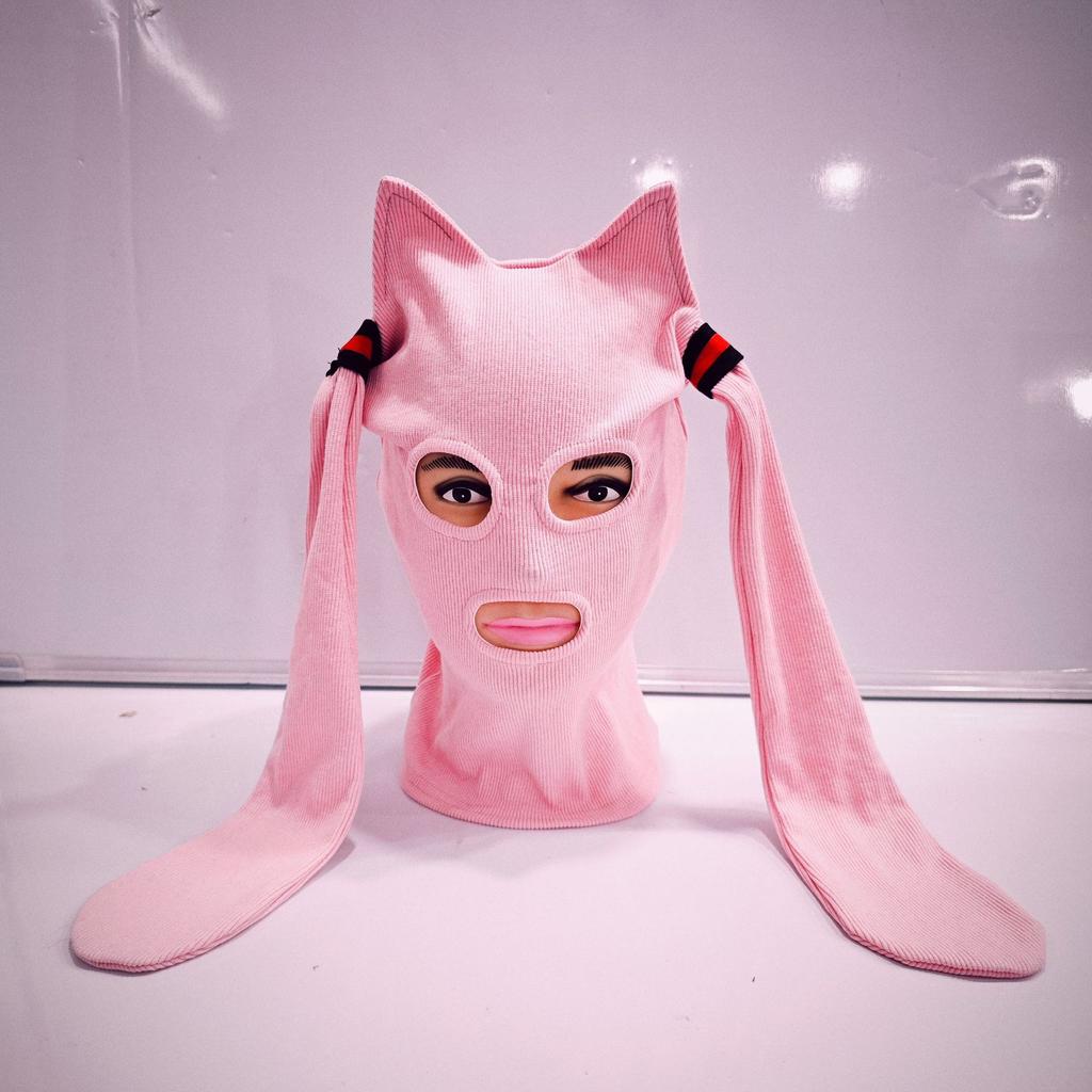 New Hatsune Miku kidnapper hood game two-dimensional hat cosplay community mask miku mask