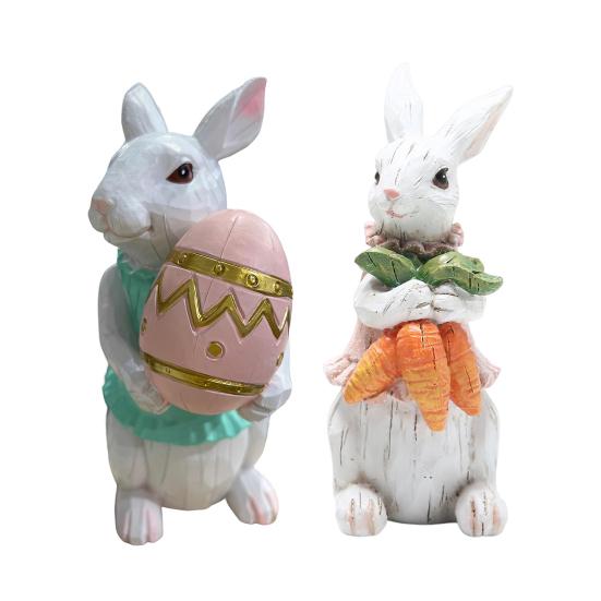 Полезные фигурки пасхальных кроликов, яркие цвета, легкие декоративные украшения
