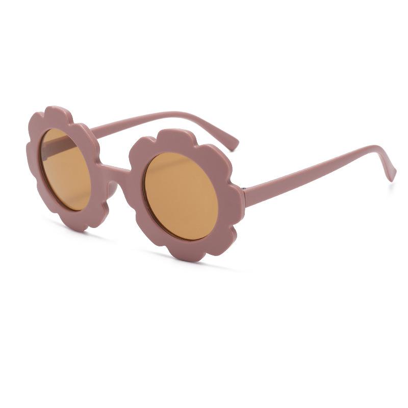 Милые круглые солнцезащитные очки с цветочным принтом для детей, UV400, милые солнцезащитные очки с цветочным принтом для мальчиков и девочек, детские очки для прогулок и вечеринок, Oculos De Sol