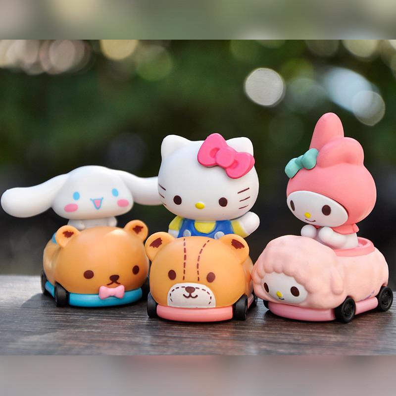 Фигурка-игрушка Hello Kitty из ПВХ для автомобиля, слепой бокс, для детской комнаты, со специальными персонажами