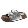 Slippers Women Wear High-end Silver Platform Heightening Sandals Fairy 2025 New Summer Evening Shoes Sandals