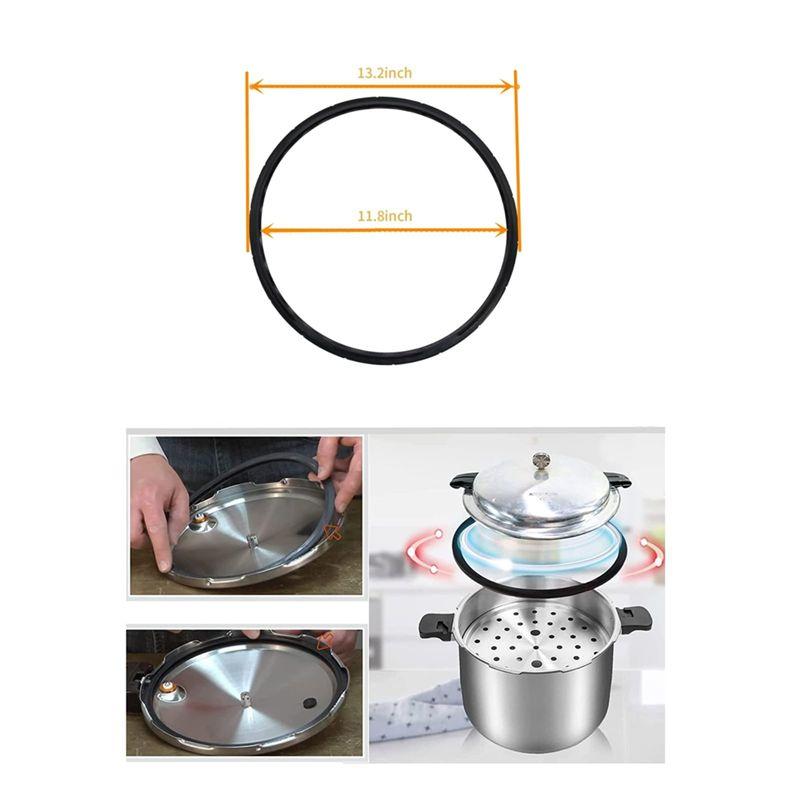 N69R--09985 Pressure Canner Sealing Ring & Overpressure Plug Gasket Fits Presto 01745 01751 01755 01781 01782 01784,09985 Pressu