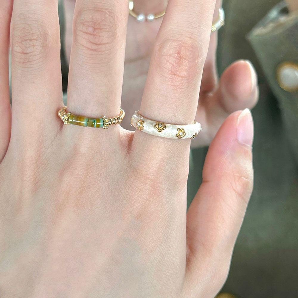 Sweet Cuff Ring Temperament Rabbit Design Daily Jewelry Personality Finger Ring  Festival Ornaments