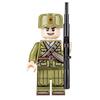 Военный строительный блок миниатюрный Народно-освободительная армия восьмой маршрут пехота армейская игрушка из мелких частиц мозаика сумка может быть выбрана