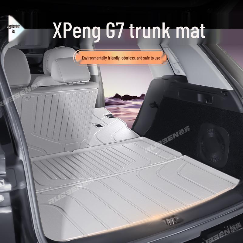 Коврики в салон и багажник XPeng G7 из ТПЭ – Совместимы с 25 моделями, Полузакрытые, 24 аксессуара для модификации интерьера