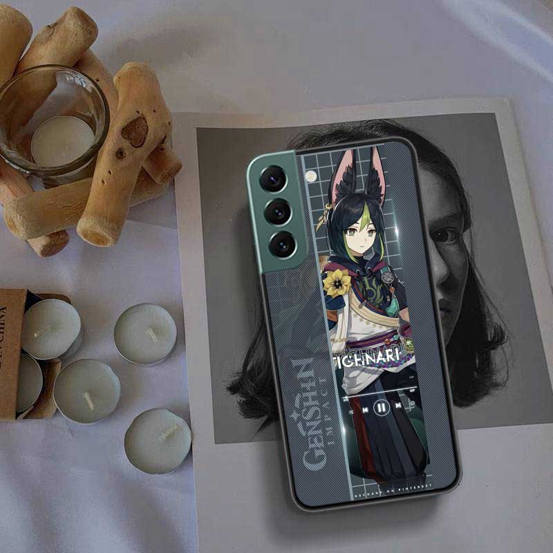 Чехол для телефона Genshin Impact Тигнари для Samsung Galaxy S22 S25 Ultra S21 S10 Plus S26 Edge S20 S23 S24 FE Силиконовый Мягкий