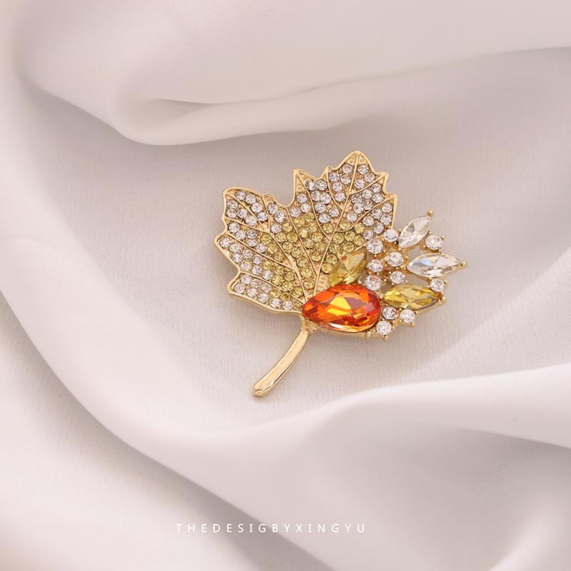 Элегантная брошь в виде золотого жемчужного колоса: Универсальный, Высококлассный Аксессуар для Женщин