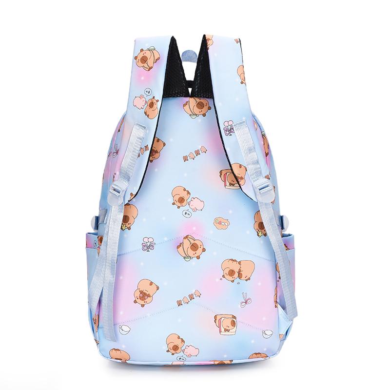 Junior High School Student Schoolbag Girls Cartoon Printed Travel Backpack