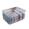 Clear Phone Case Box with Lid - Dustproof Mask & Badge Storage