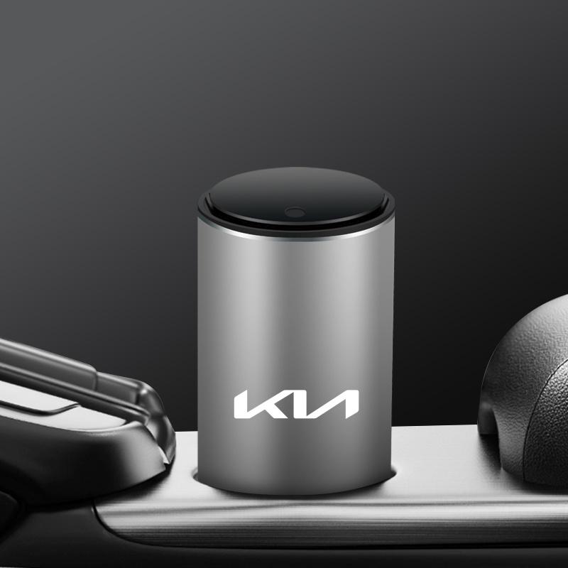 For Kia Rio Ceed Sportage Cerato Soul Picanto Car Trash Bin Alloy Garbage Can Rubbish Basket Bin auto Accessories styling