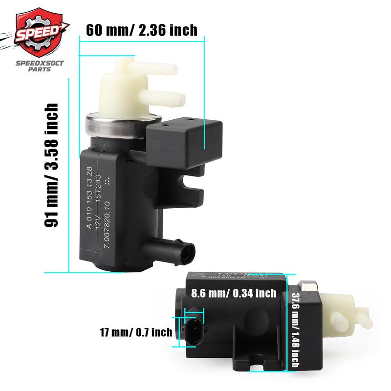 1PCS A0101531328 Solenoid Pressure Valve For Mercedes-Benz GLC180 C200 A180 B200 Turbo Control Valve A0081535428 A0001531800