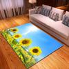 Abstract Daisy Art Large Carpet Living Room Floor Mat Colorful Pattern