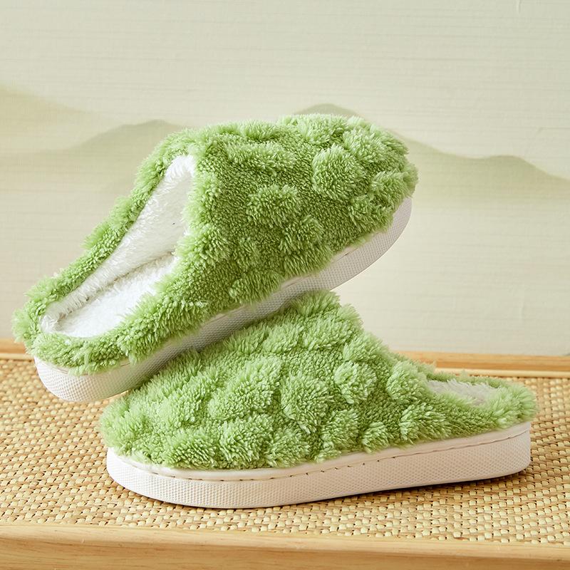 Cotton Slippers Women's Winter Home Home Home Warm Non-slip Thick Bottom Couple New Wool Slippers Men's Autumn and Winter