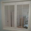 Operable Folding Louvered Door with Solid Wood Blinds