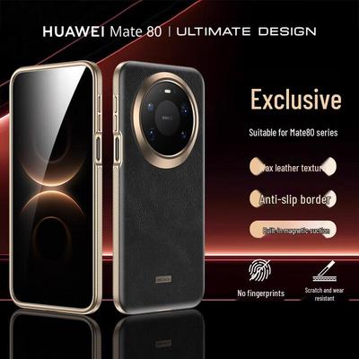 Магнитный чехол-кошелек из вощеной кожи Aimeichen для Huawei Mate 80 Pro Max
