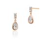 10K Pink Gold Earrings 151836153111 Canal4℃ (Canal 4℃) (PG)