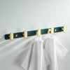 304 Stainless Steel Bathroom Row Hook Green/Gold Toilet Towel Hook Bedroom Room Coat Hook  Wall Coat Hook Bathroom Accessories