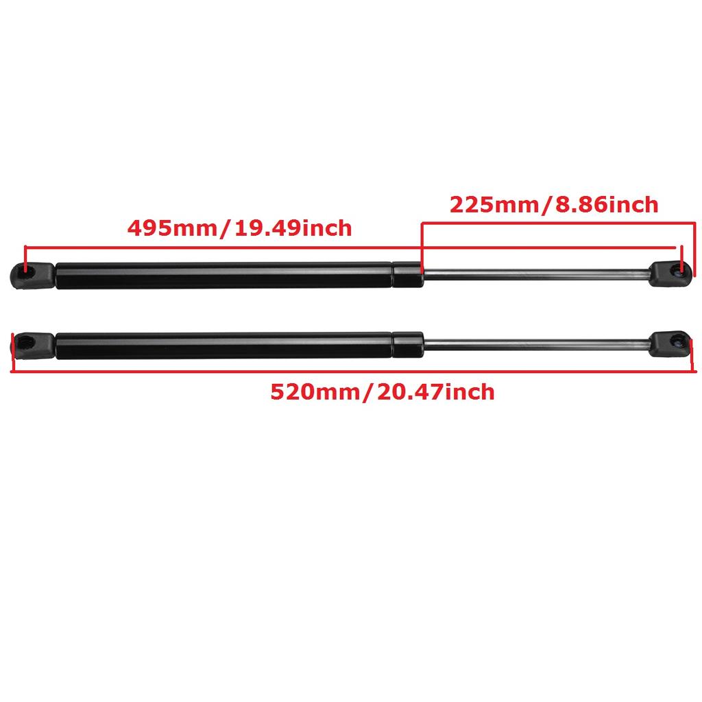 2Pcs For Mitsubishi Outlander 2007 2008 2009 2010 2011 2012 2013 Car styling Tailgate Gas Spring Rear Trunk Gas Struts 5802A007