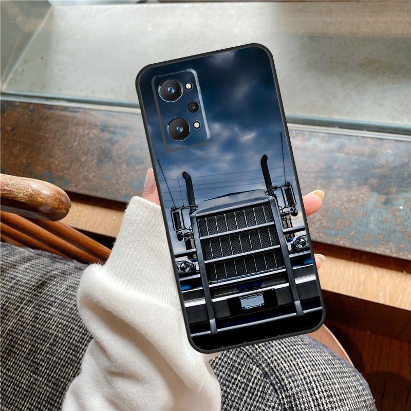 Cool Heavy Truck Car Case For Realme 12 Pro Plus 11 13 14 C63 C61 C55 C51 C53 C25 C65 C67 C71 C75 GT6 GT7 15 Pro