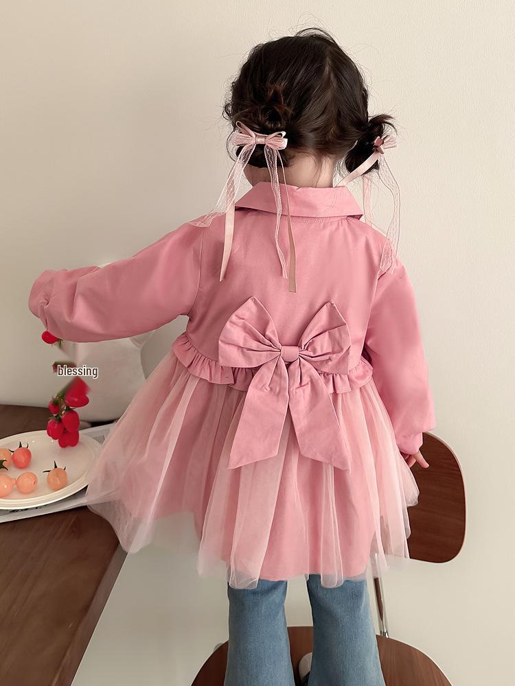 Стильный демисезонный тренч для девочек 2025