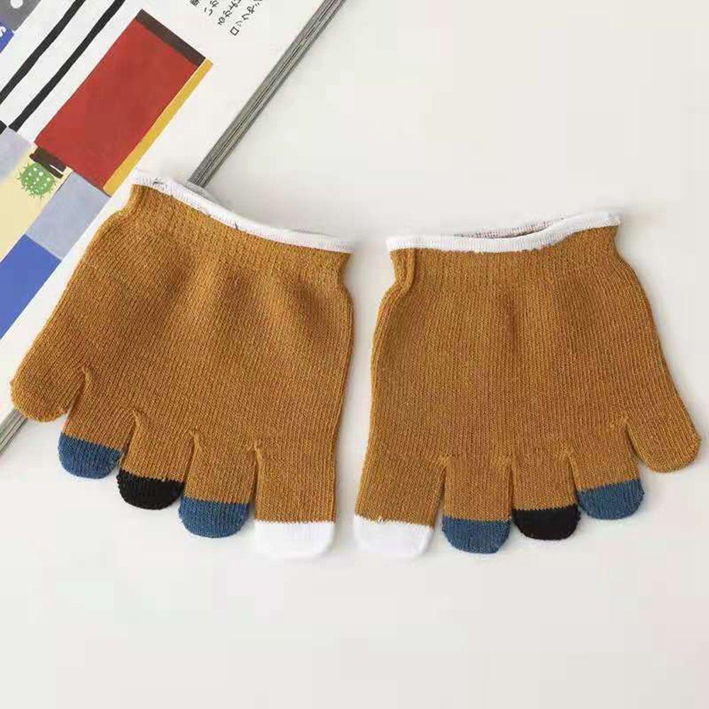 Anti-abrasion Summer Toe Cover Men Men Socks Five-Finger Socks Split Toe Socks Half Foot Socks