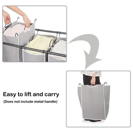 Мешок для грязного белья Большой емкости из оксфордского материала Легко носить с собой Мешок для грязного белья