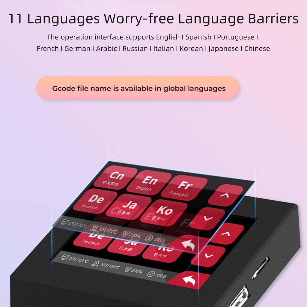 Creality 3D Pad Mini 4.3 Inches Display Screen Support Digital Weighing Real-time Detection Resume