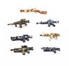 Блокируемая военная сумка для оружия MOC Пистолеты Собаки Парашют Конструктор Игрушки для детей с военными блокируемыми игрушками SWAT