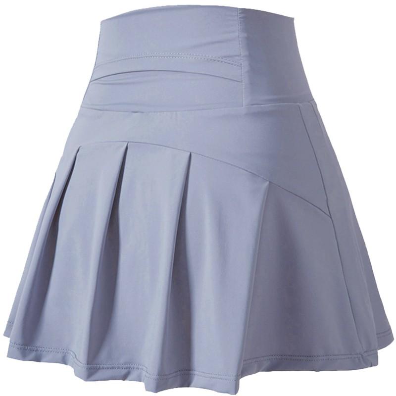 Womens Quick-Dry Tennis Skort With Built-in Shorts Breathable Pleated Workout Skirt Yoga Gym Running