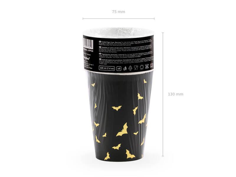 Halloween Trick Or Treat Paper Cups, 220ml, 6 Pcs