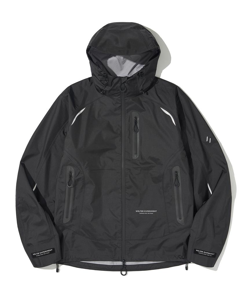 Welter Experiment 3Layer Slit Reflective Hard Shell Jacket_Black_Wol063