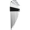 Kyoto Tool () High-Grade Ball Point L-Shaped Long Hex Wrench Set, 9 Pieces, HLD2509