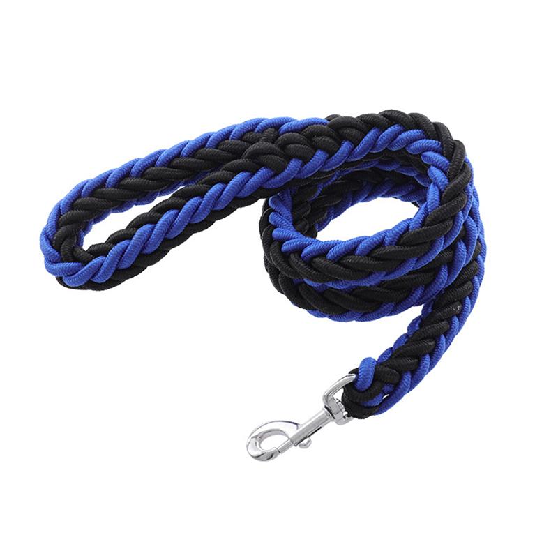 Sturdy Nylon Big Dog Leash for Medium Large Dogs Strong Pet Round Rope Bulldog Golden Retriever Pitbull Lead Chain Pet Supplies