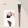 Portable Soft Bristles Blush Brush for Cheeks - Women's Cosmetic Tool for Face Contour Powder Blush Ideal for Beginners Girls