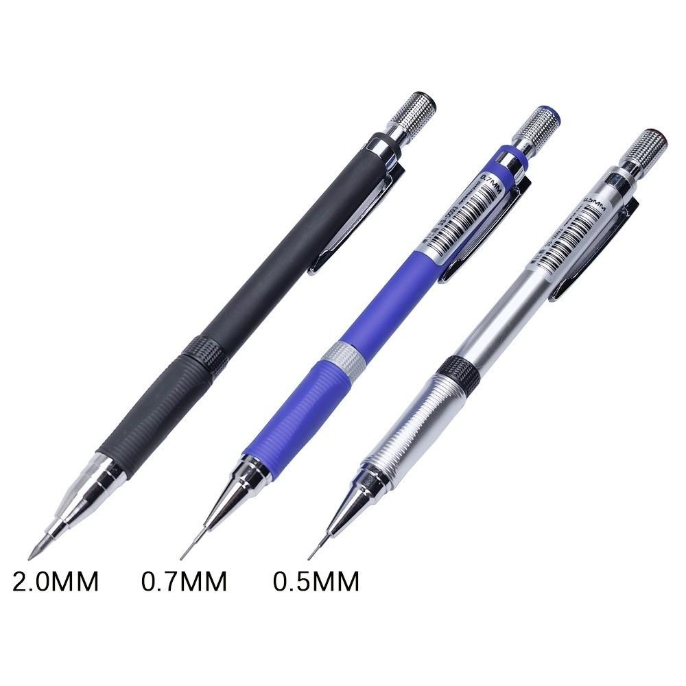0.5/0.7/2.0mm 2B Mechanical Pencil Metal Sketch Writing Pencils Drafting Pencil Exam Drafting