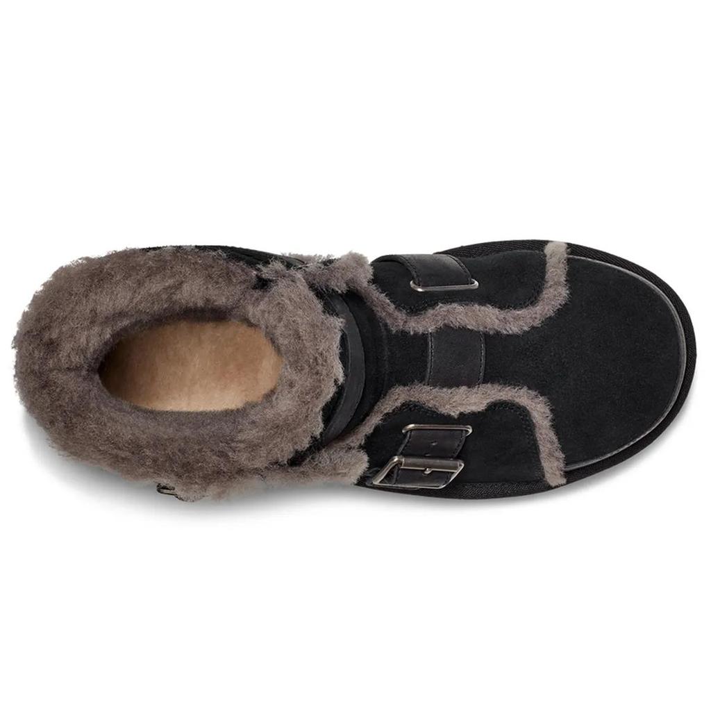 UGG Ботинки Dune Mini Buckle с подкладкой из флиса Черные Женские (унисекс) Снегоступы 1119431 ЧЕРНЫЙ