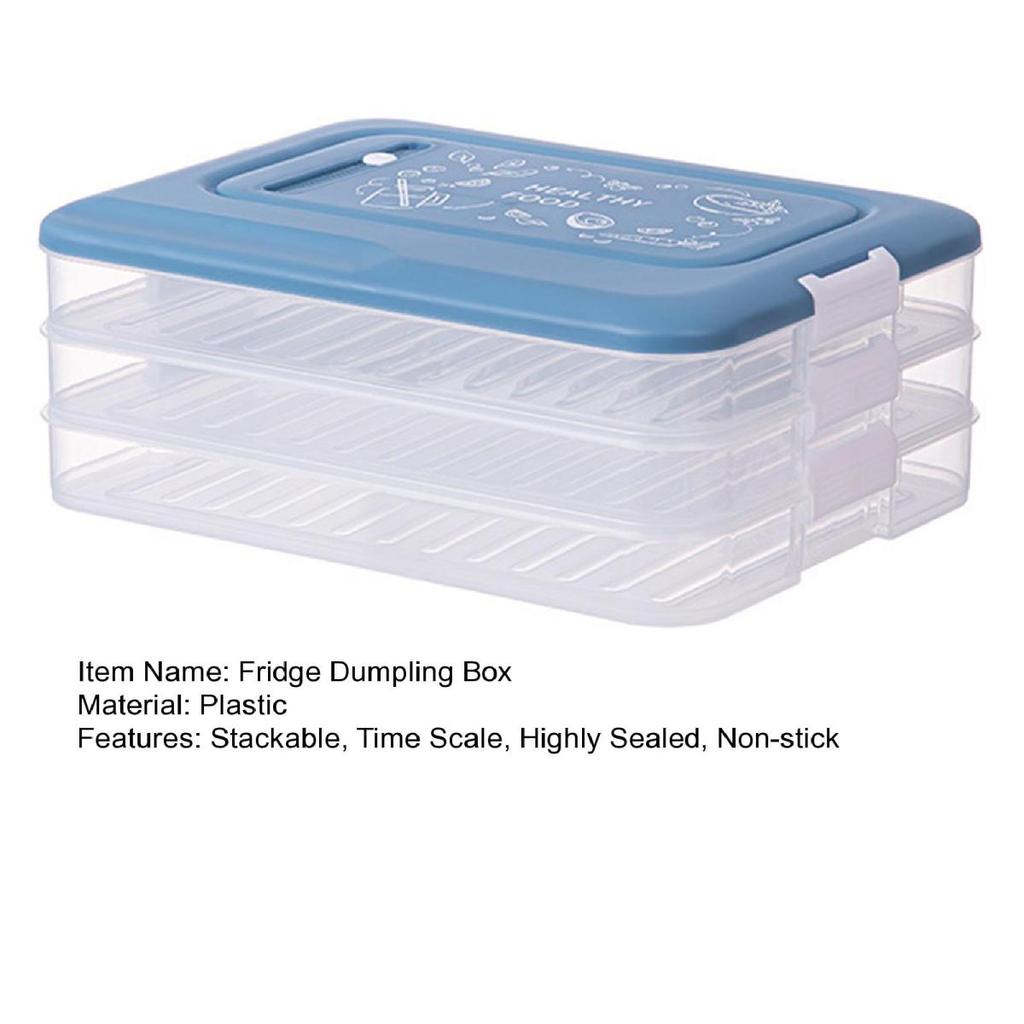 Ящик для хранения пельменей Anti-break Freeze, прозрачный, удобный, термостойкий