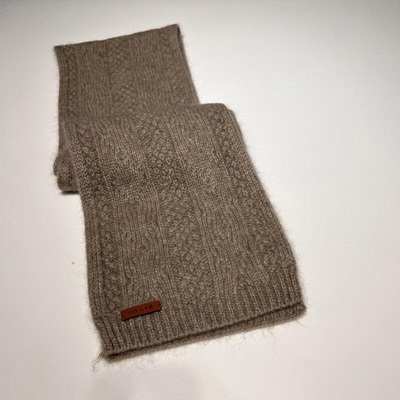 Женский кашемировый шарф двойного плетения G·TENNA