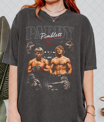 Футболка Comfort Colors Vintage Paddy Pimblett, Подарок для Мужчины и Женщины, Унисекс